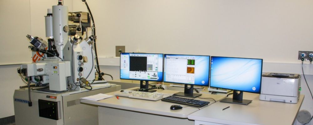 The JEOL 8530F Plus Electron Probe Microanalyser in the Centre for Advanced Microscopy at ANU.