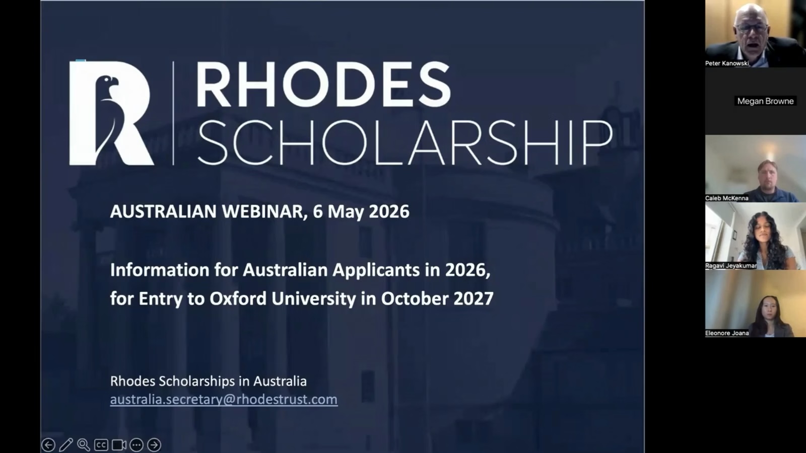 2024 Information Session video
